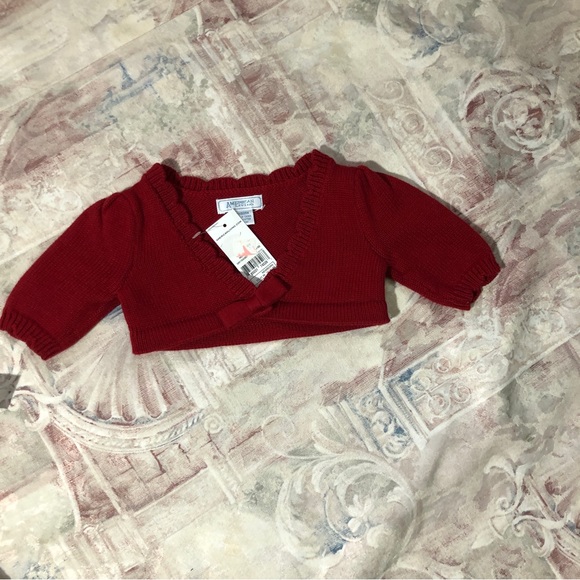Baby Girl American Living 3 Piece Outfit Red Plaid - Picture 3 of 5